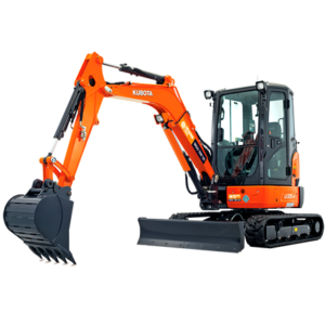 Kubota equipment for hire