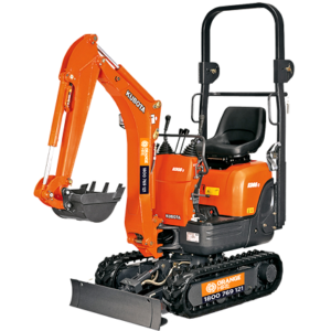 Kubota mini excavator for hire