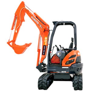 Hire 2.5t mini excavator