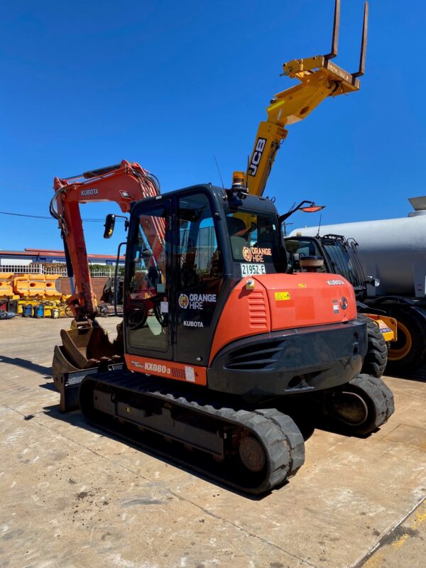Kubota KX080 8T Excavator-QLD